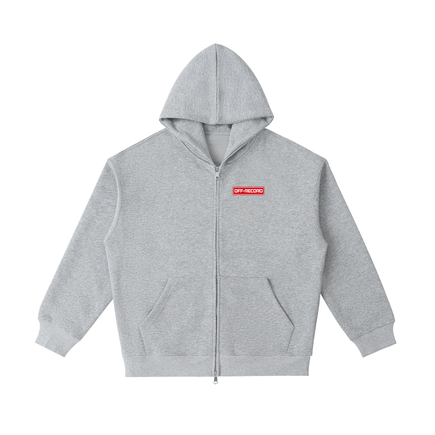 Stamp Logo Zip Hoodie - Off-Record®