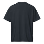 Navy t-shirt on a white background