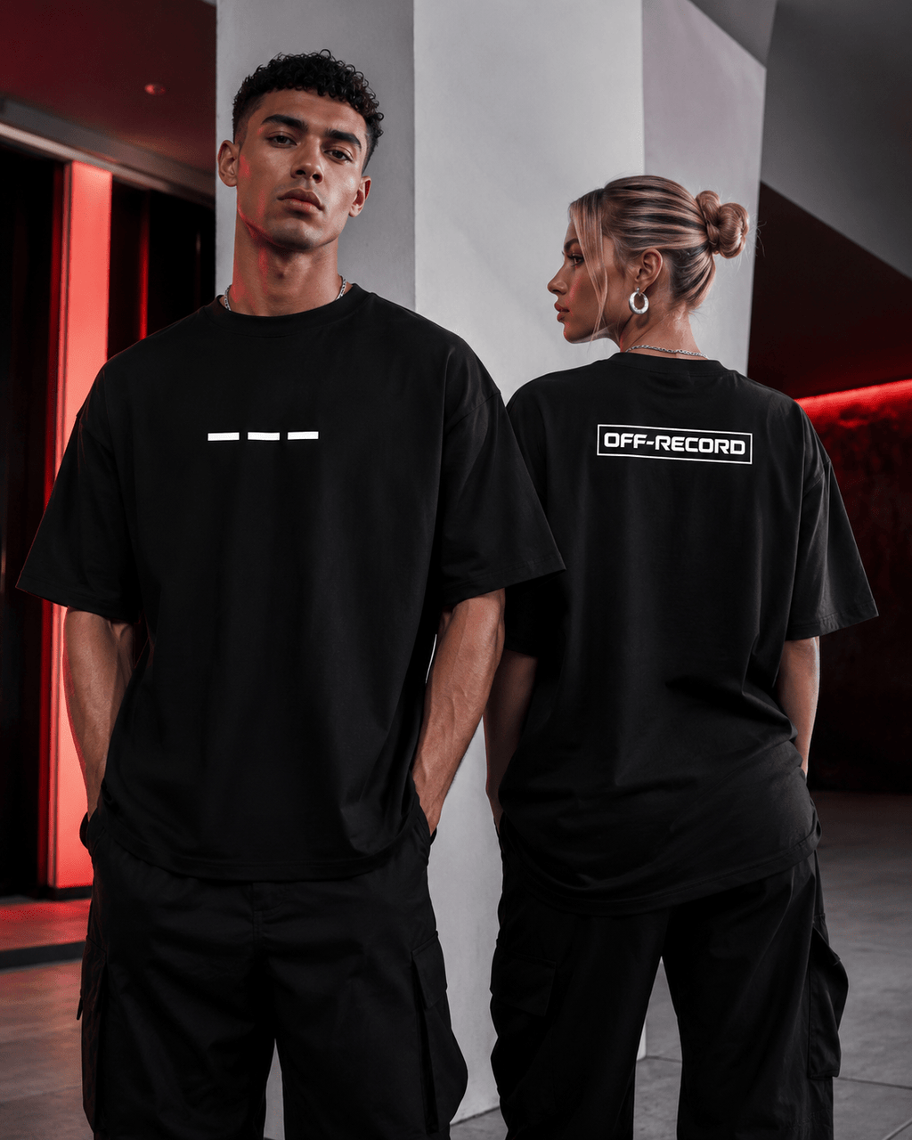 Triple Dash Box Tee - Off-Record®