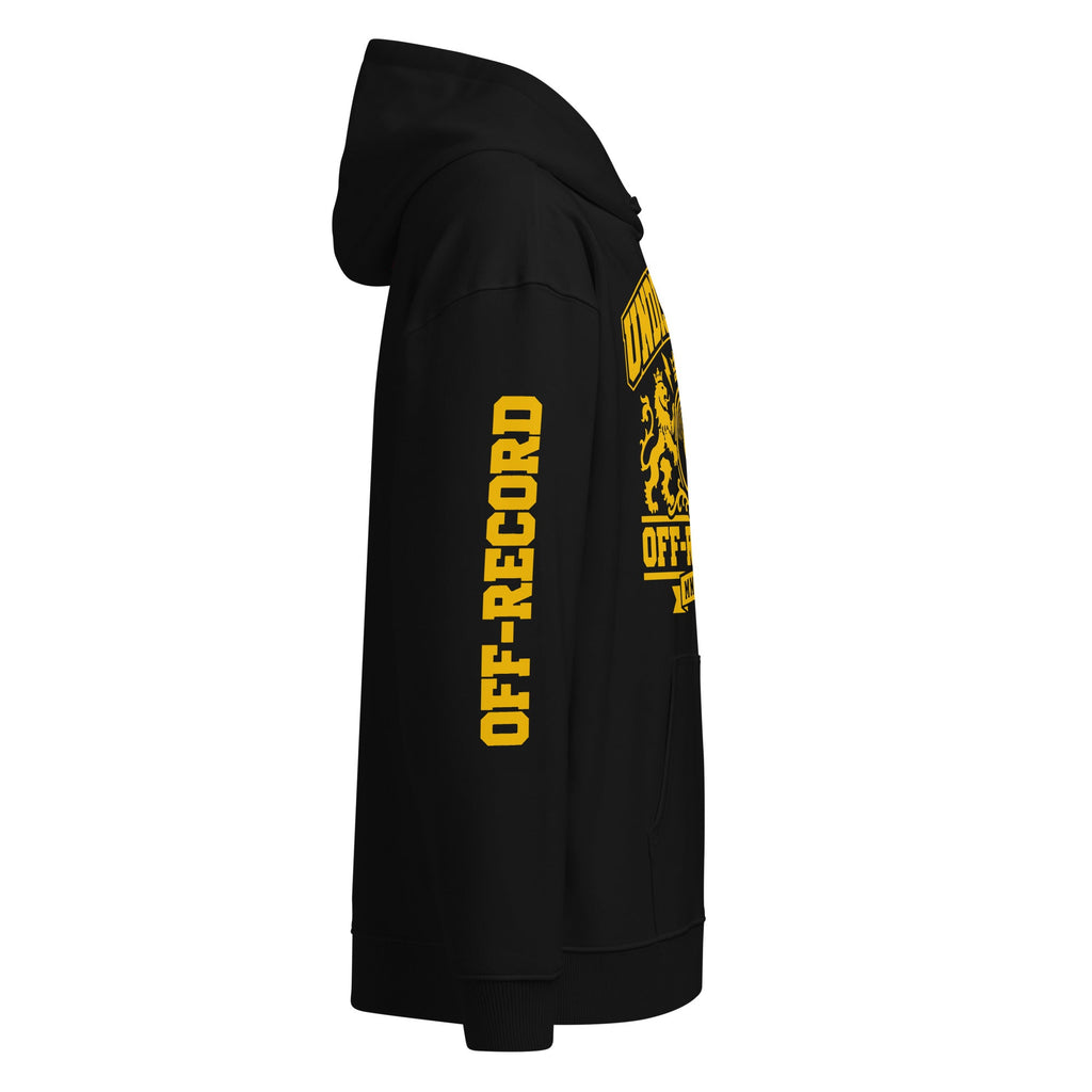 Undisputed Hoodie - Black / Golden Yellow - Off-Record®