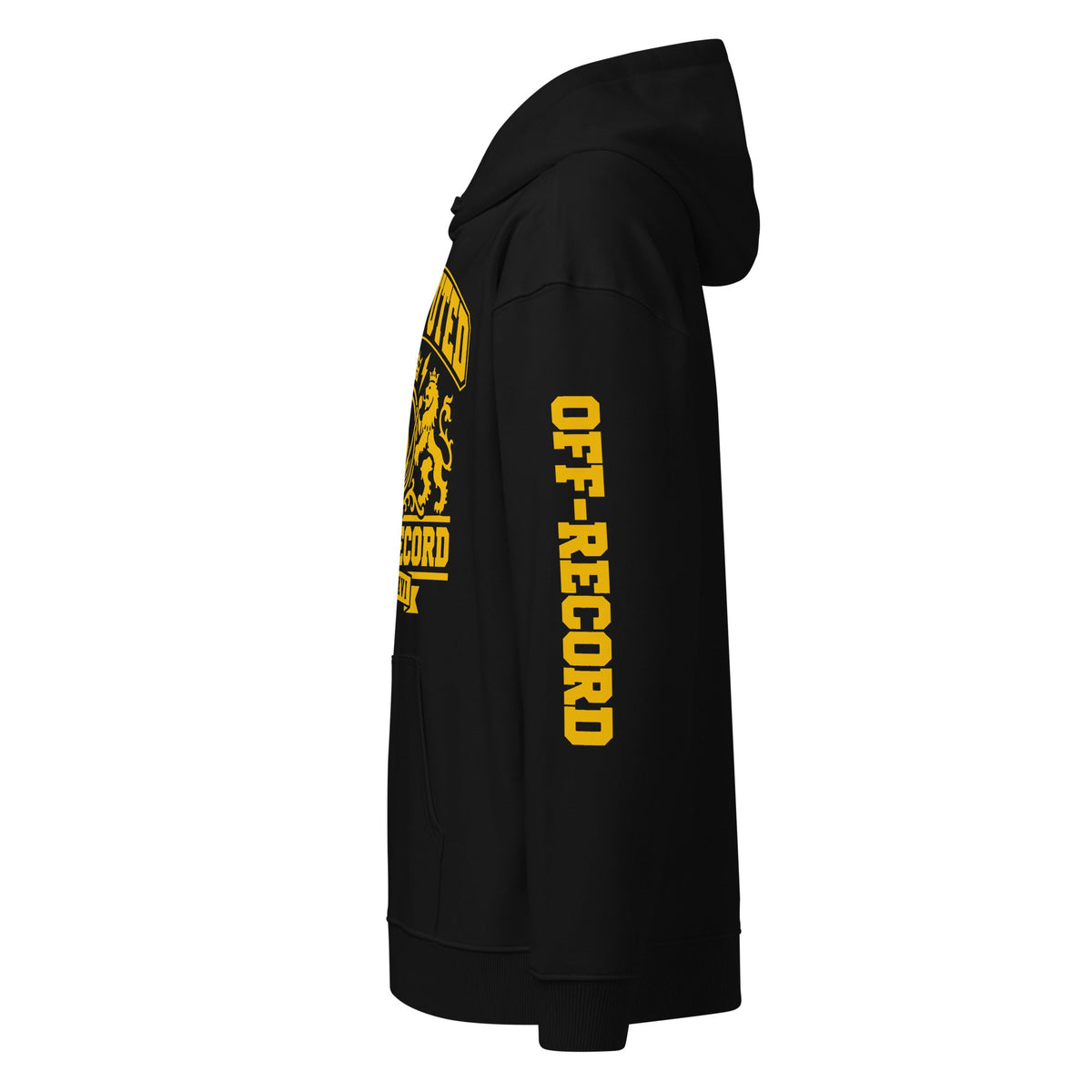 Undisputed Hoodie - Black / Golden Yellow - Off-Record®