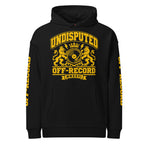 Undisputed Hoodie - Black / Golden Yellow - Off-Record®