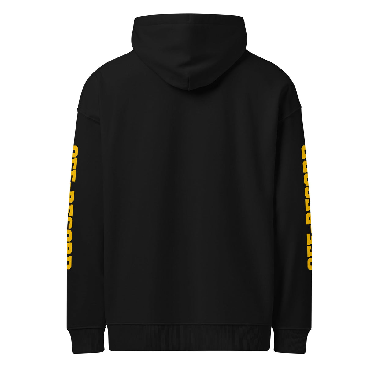 Undisputed Hoodie - Black / Golden Yellow - Off-Record®
