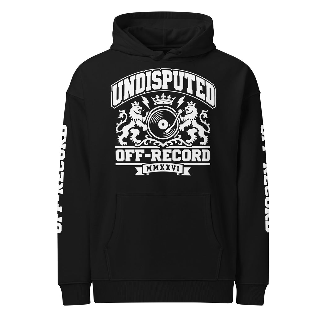 Undisputed Hoodie - Black / White - Off-Record®