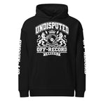 Undisputed Hoodie - Black / White - Off-Record®