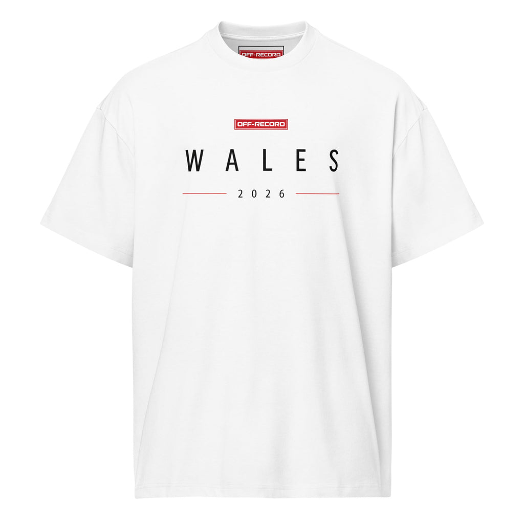 Wales 2026 Box Tee - Off - Record