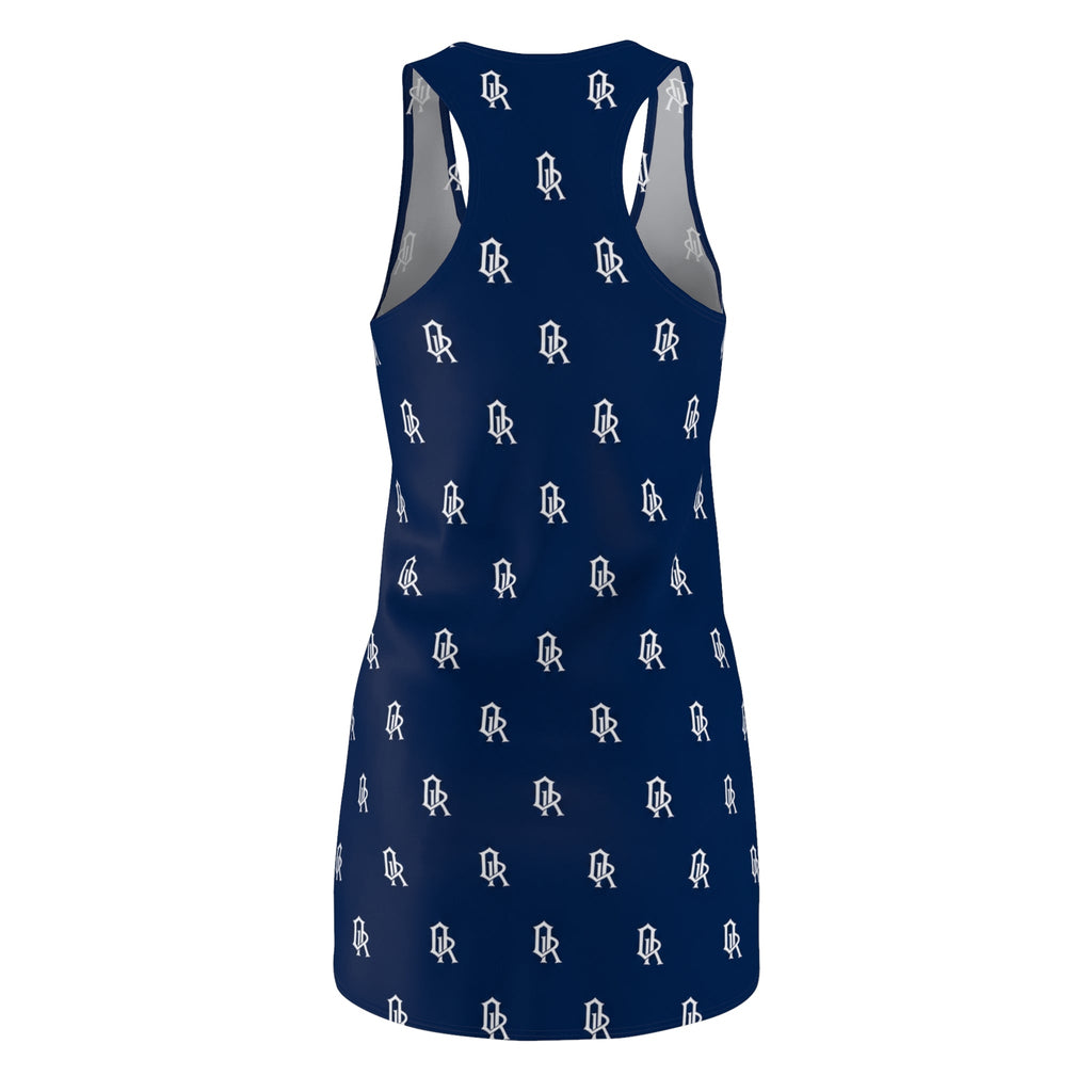 Women's Navy Monogram Racerback Dress - Off-Record®