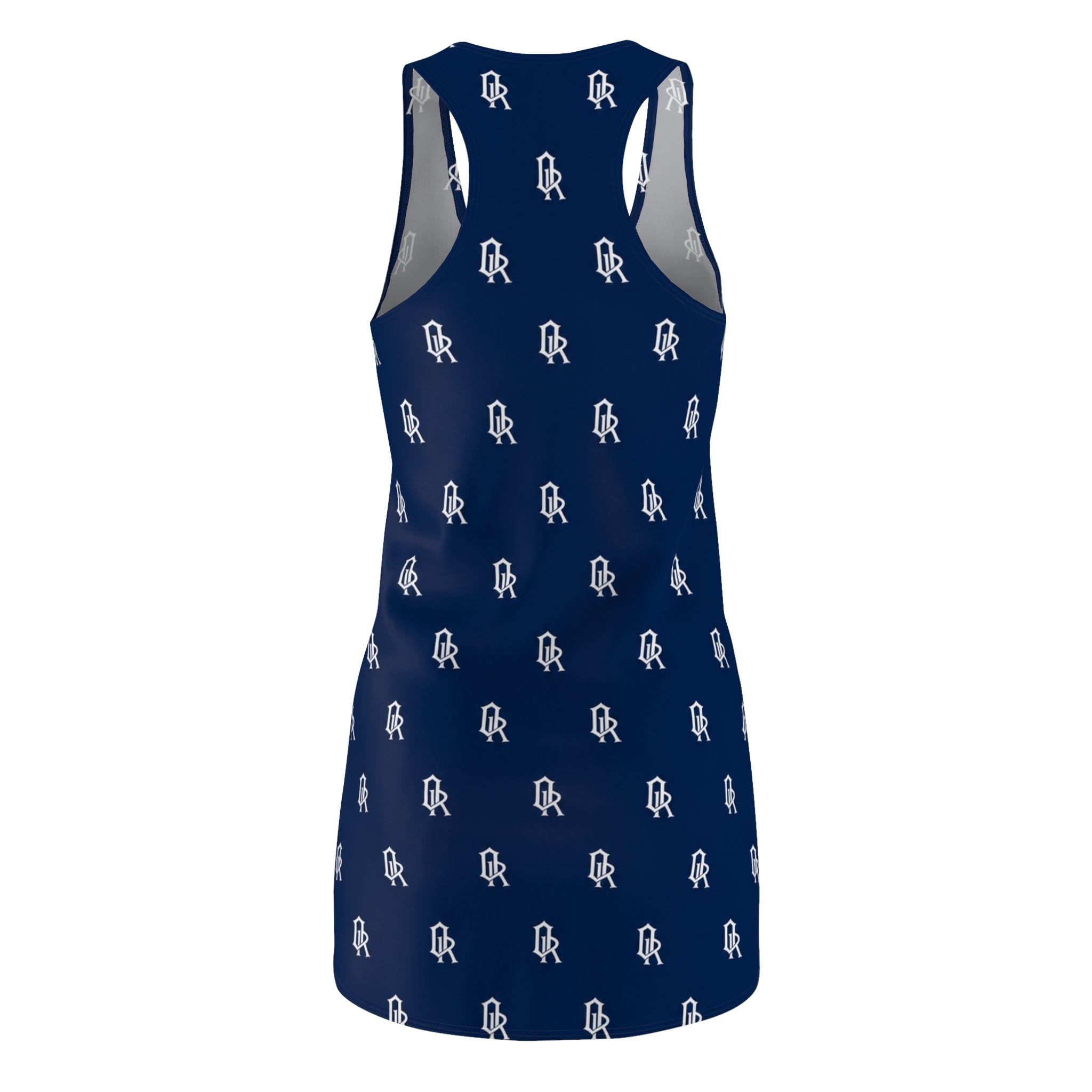Women's Navy Monogram Racerback Dress - Off-Record®