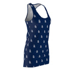 Women's Navy Monogram Racerback Dress - Off-Record®
