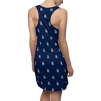 Women's Navy Monogram Racerback Dress - Off-Record®